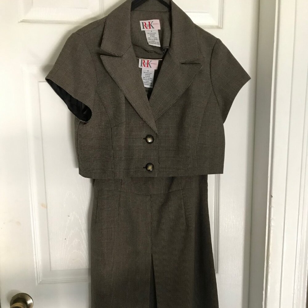 R & K Brown Blazer & Dress Suit